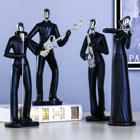 Statua dell'uomo<br> Gruppo di musicisti