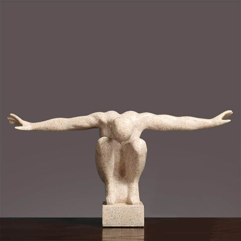 Statua dell'uomo<br> Pensatore dell'atleta