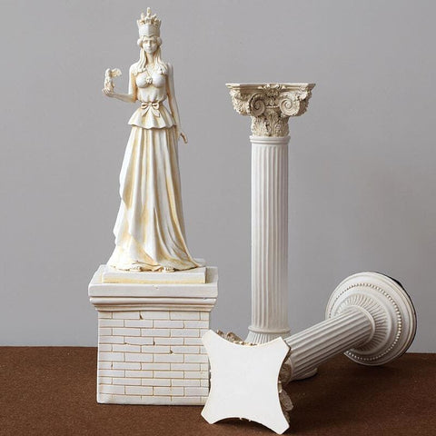 Colonna greca<br> Piedistallo corinzio 25 cm