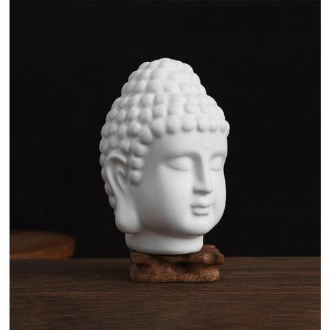 Scultura moderna della testa<br> di Budda