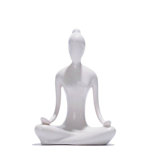 Statua di donna<br> Yoga Zen da 8 a 14 cm