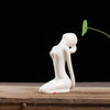 Statua di donna<br> Yoga Zen da 8 a 14 cm