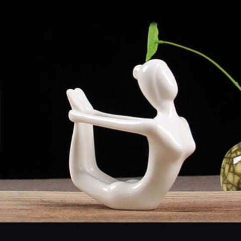 Statua di donna<br> Yoga Zen da 8 a 14 cm