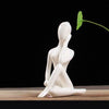 Statua di donna<br> Yoga Zen da 8 a 14 cm