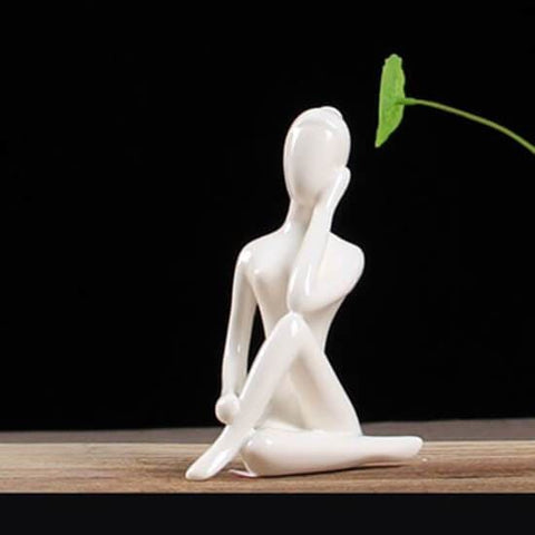 Statua di donna<br> Yoga Zen da 8 a 14 cm