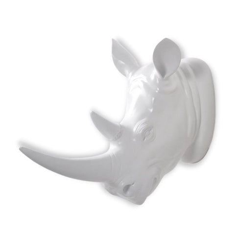 Scultura da parete di rinoceronte<br> Decorazione murale per sala da pranzo