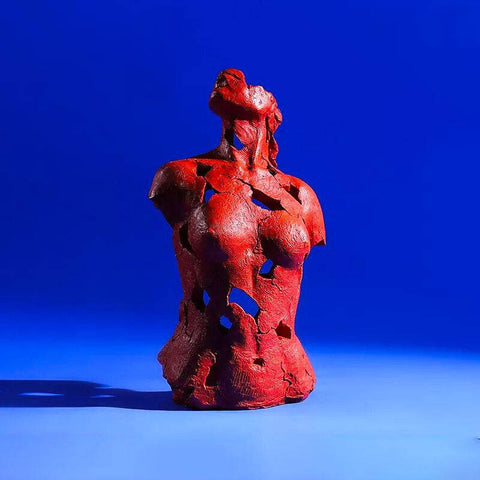 Scultura Contemporanea<br> Colore scultura busto