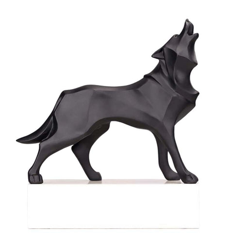 Statua del lupo<br> Origami