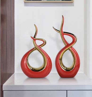 Scultura astratta<br> Abbraccio d'oro
