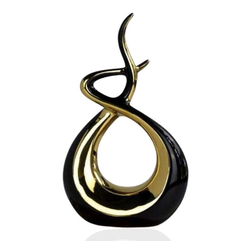 Scultura astratta<br> Abbraccio d'oro