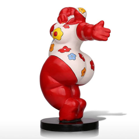 Statua rotonda della donna<br> Nana 28 cm