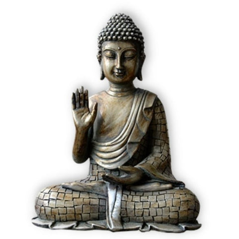 Scultura moderna<br> Statua del Buddha seduto