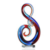 Scultura moderna<br> Design in vetro multicolore