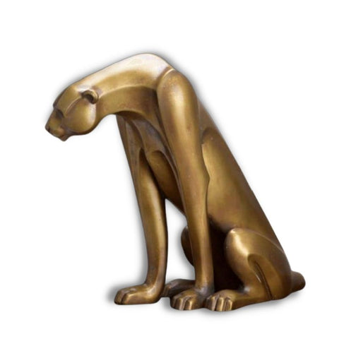 Scultura di pantera<br> Di lusso