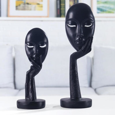 Scultura Contemporanea<br> Volto di donna pensoso