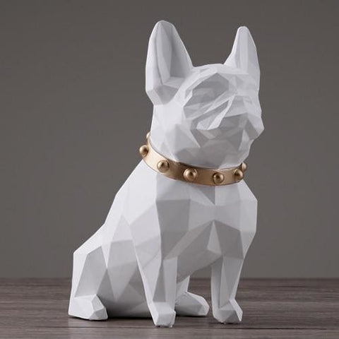 Statua del bulldog<br> Collana Origami 25 cm