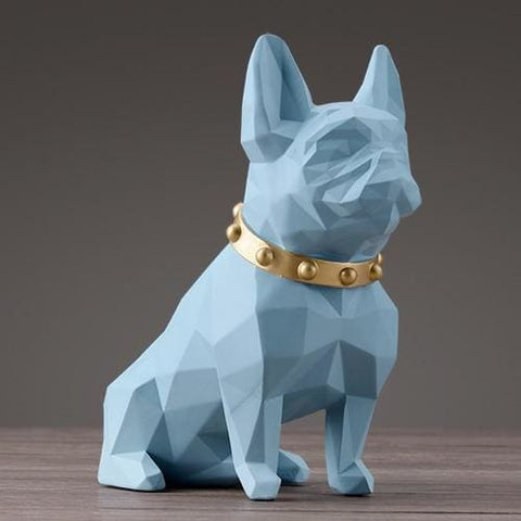 Statua del bulldog<br> Collana Origami 25 cm