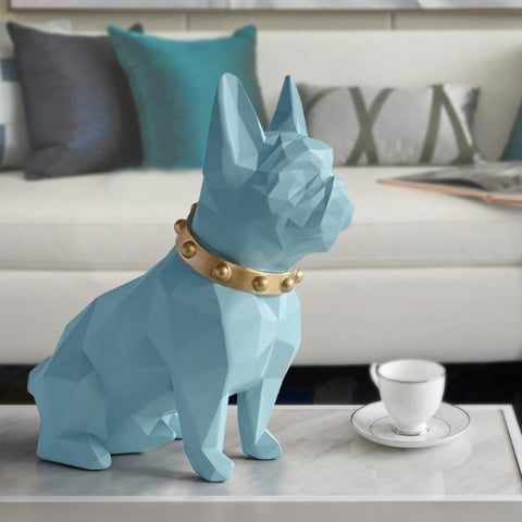 Statua del bulldog<br> Collana Origami 25 cm