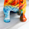 Statua del bulldog<br> Seduto multicolore 21 cm