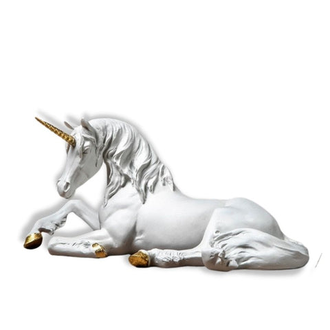 Statua del cavallo<br> Bianco