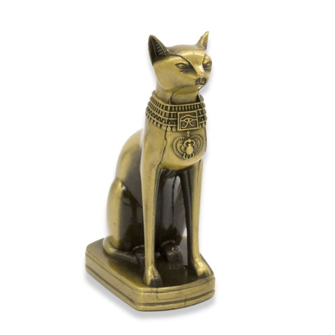 Statua Bastet Egitto<br> Effetto Bronzo
