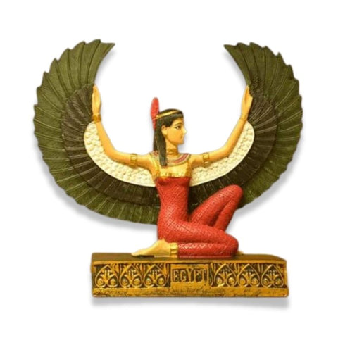Statua di Iside<br> Ali spiegate 12 cm