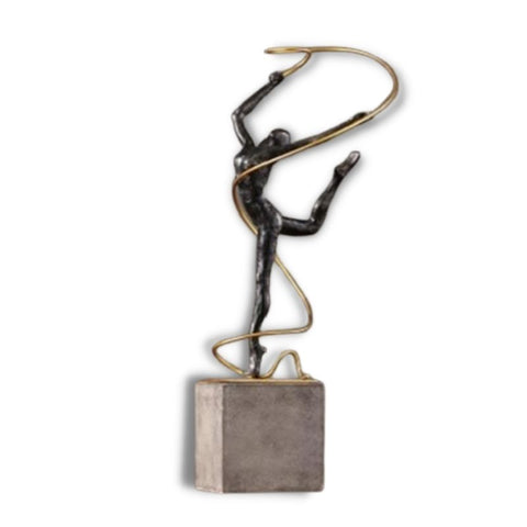 Statua di donna<br> Modello ginnasta 49/29/58 cm