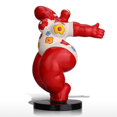 Statua rotonda della donna<br> Nana 28 cm