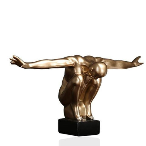 Statua dell'uomo<br> Pensatore dell'atleta