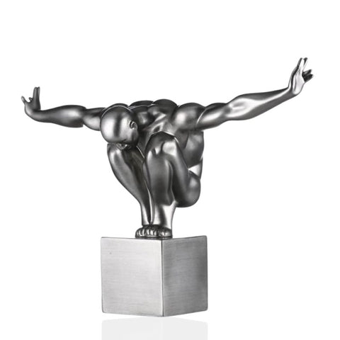 Statua dell'uomo<br> Design saggio dell'atleta
