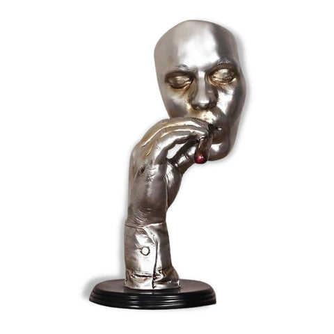 Statua dell'uomo<br> Sigaro retrò