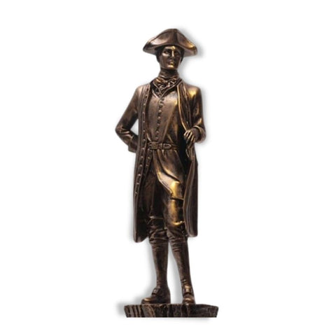 Statua dell'uomo<br> Riproduzione Napoleone effetto bronzo