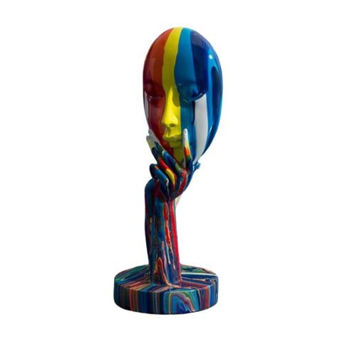Scultura Contemporanea<br> Statua della maschera facciale