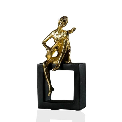 Statua di donna<br> Disegno Musicista 20 cm
