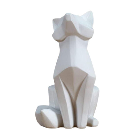 Statua della volpe<br> Origami