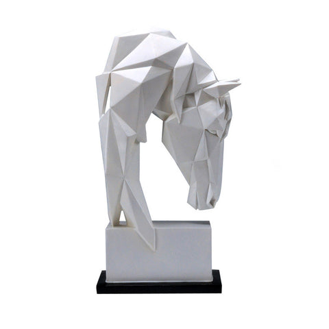 Statua della testa di cavallo<br> Origami
