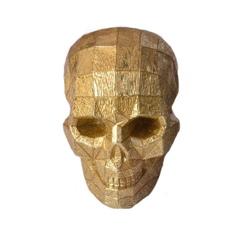 Statua del teschio<br> Decorazione Origami Design 12 cm